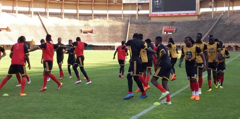 Cranes players get ready for Sao tome at Namboole