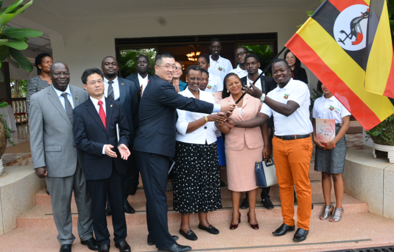 H.E Janet Museveni flags off the Huawei Seeds for the Future program fin...