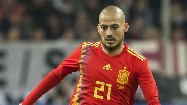 David Silva features in Spain's World Cup squad