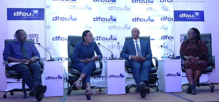 Panelists share insights on Building a Sustainable Legacy at the launch of dfcu Insurance