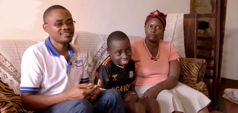 Sam steve an eight year old boy who was put through all the necessary procedures before and after surgery with the help of Lato Milk, through Lato Help initiative