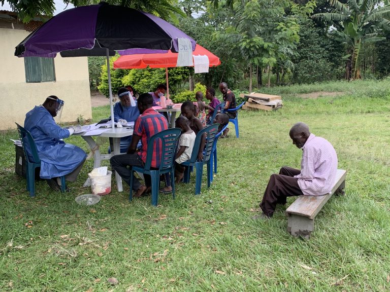 Photo by Halima Athumani 06162019 Members of Kirembo village are prepared for the Ebola trial vaccination in Kasese district