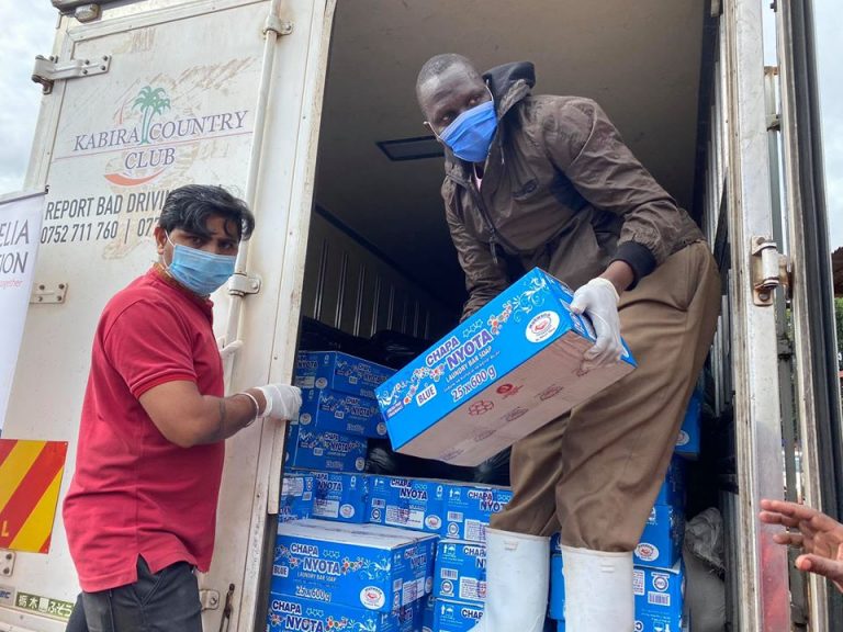 Items being offloaded