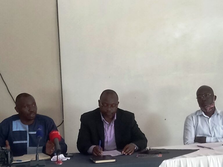 During a joint press conference at Fair way hotel Kampala