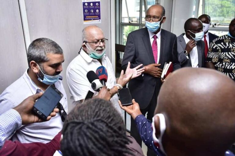 Sudhir speaking to the press after Court of Appeal ruling