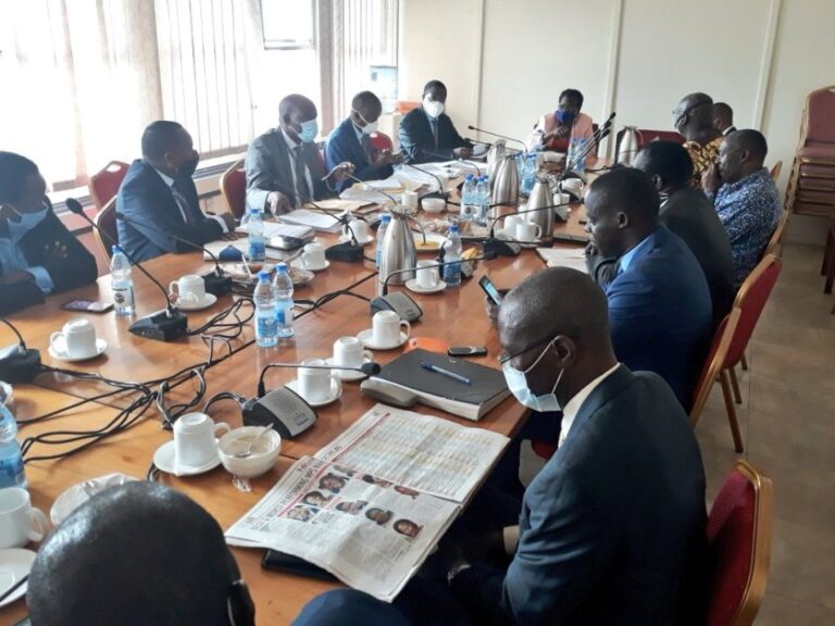 MPs interfacing with officials from Ministry of Finance