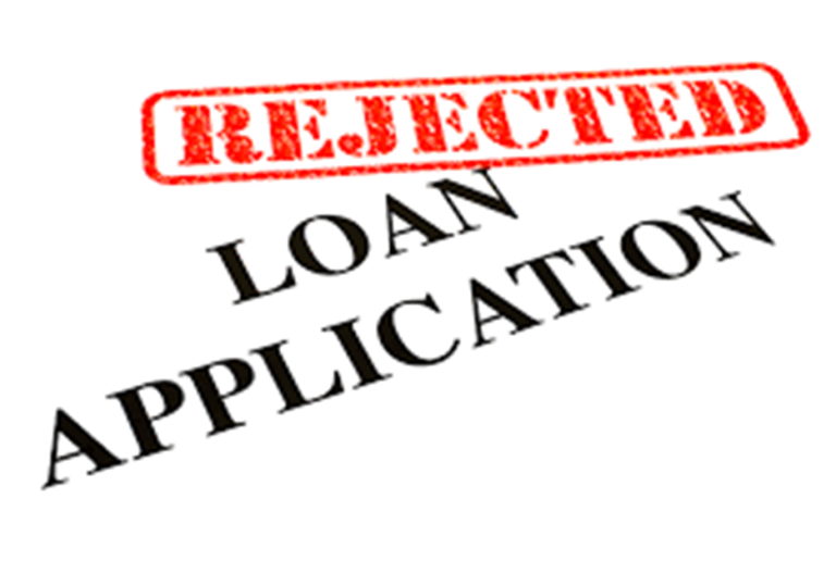 Laon application rejected