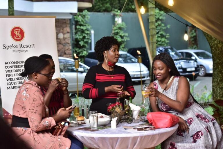 Wedding planners having quality time