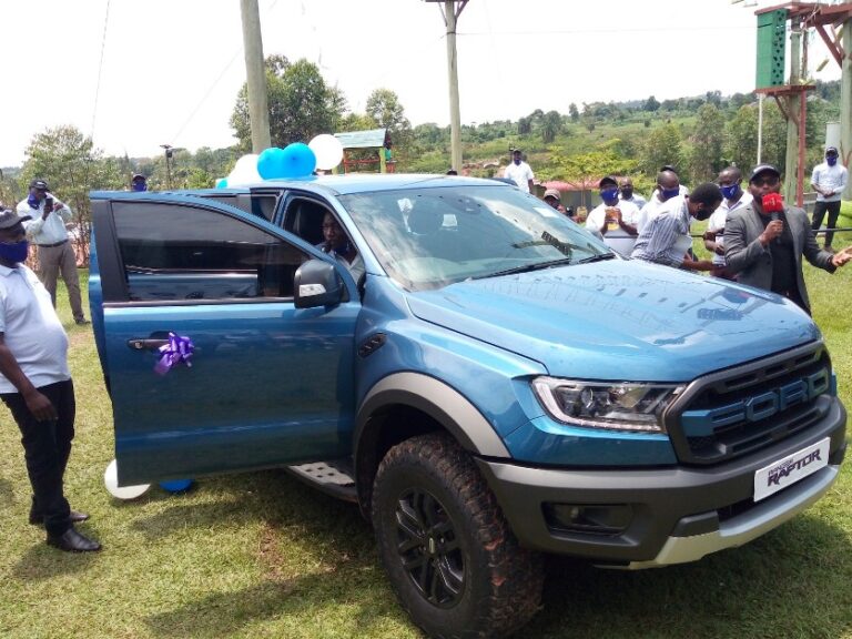 The new Ford Ranger Raptor being unveiled in Busiika today
