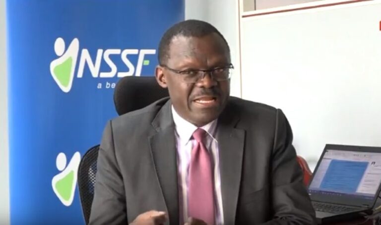 NSSF Deputy Managing Director Patrick Ayota