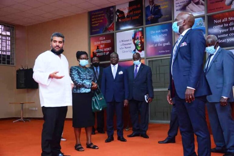 Some of the Council members interacting after their first meeting