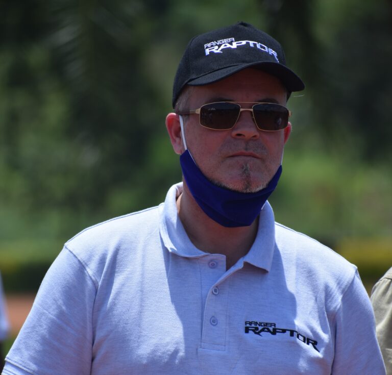 CMC Country Manager, Mark Davidson at the launch of the Ford Raptor recently