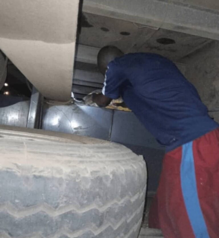 Rice being sumuggled