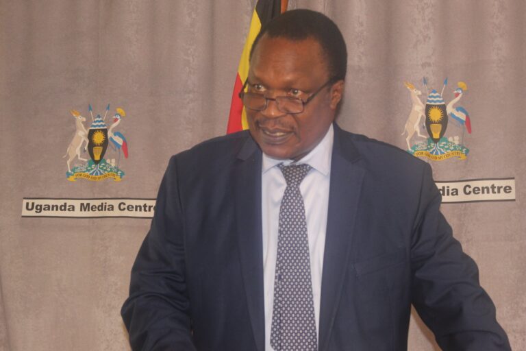 Sam Cheptoris, the Minister for Water and Environment