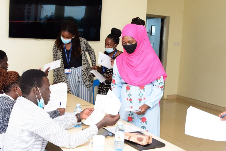dfcu employees being vaccinated