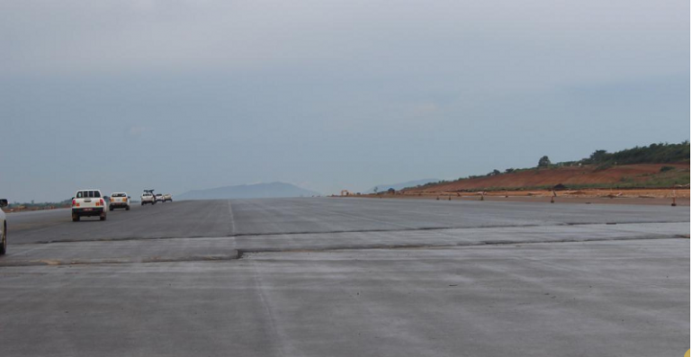 Hoima International Airport runway