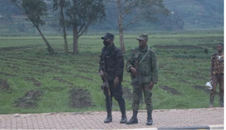 Rwandan soldiers