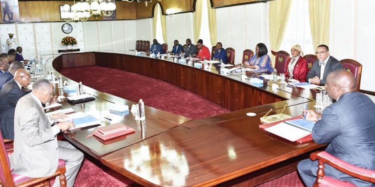 Kenya cabinet meeting