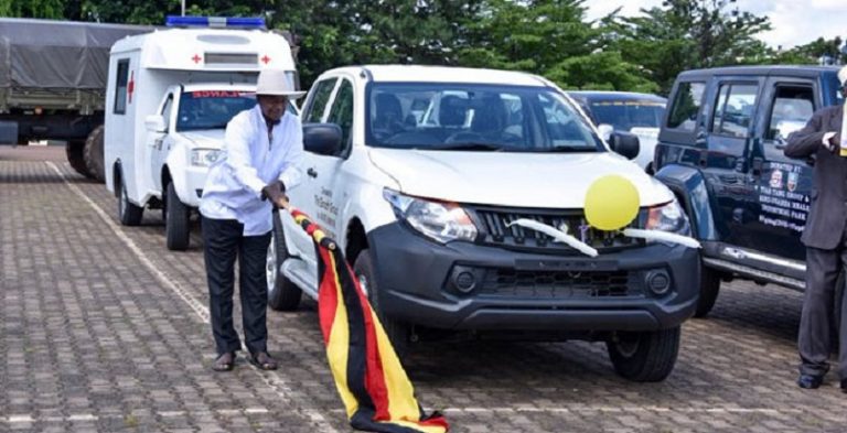 Museveni flags off cars
