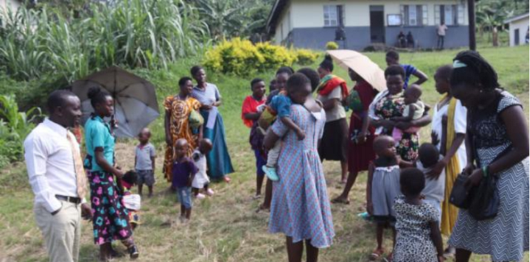Young mothers in Kasese