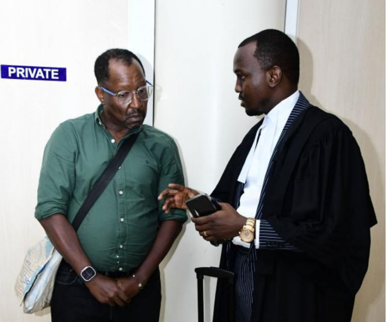 Byarugaba and his lawyer