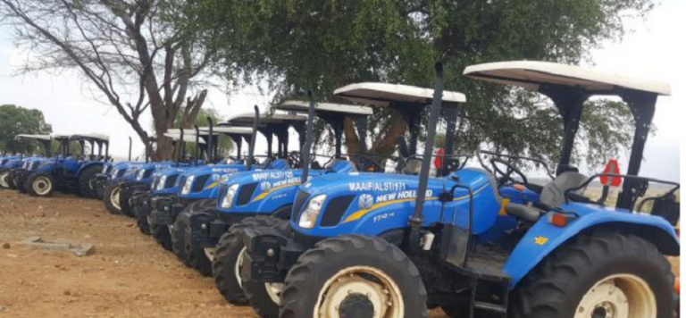 Tractors in Karamoja