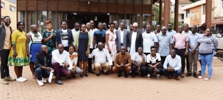 Coffee roasters in a group photo