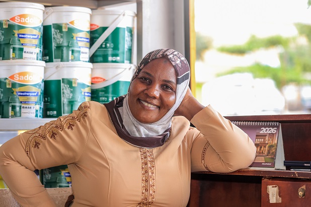 Hajjati Rehema Nankya, the brain behind Fortress Hardware in Maya