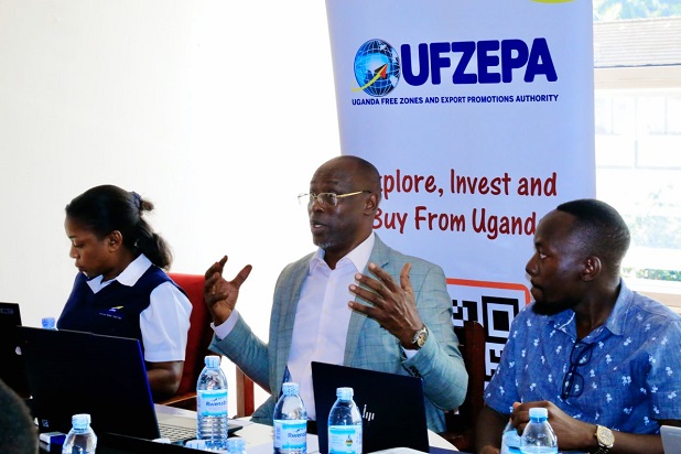 Mr. Charles Rumanyika, Senior Customs and Risk Management Officer at the Uganda Revenue Authority (URA)